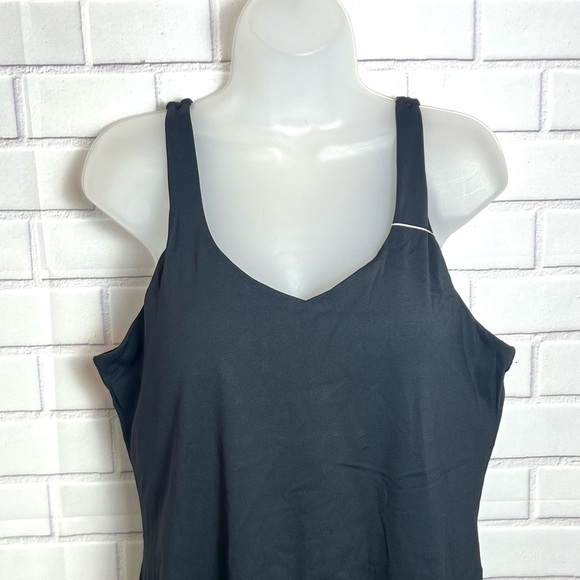 Plus Size Swimdress Women One Piece Swimsuit Dresses Skirt Bathing Suit/size XXL - Picture 6 of 11